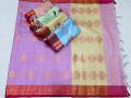 Banarsi Tissue Kanjeevirum Saree w/ Traditional Print
